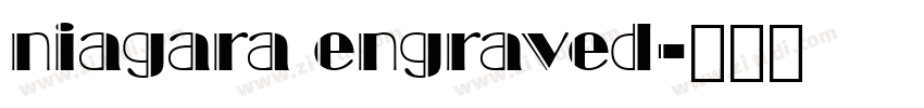 niagara engraved字体转换